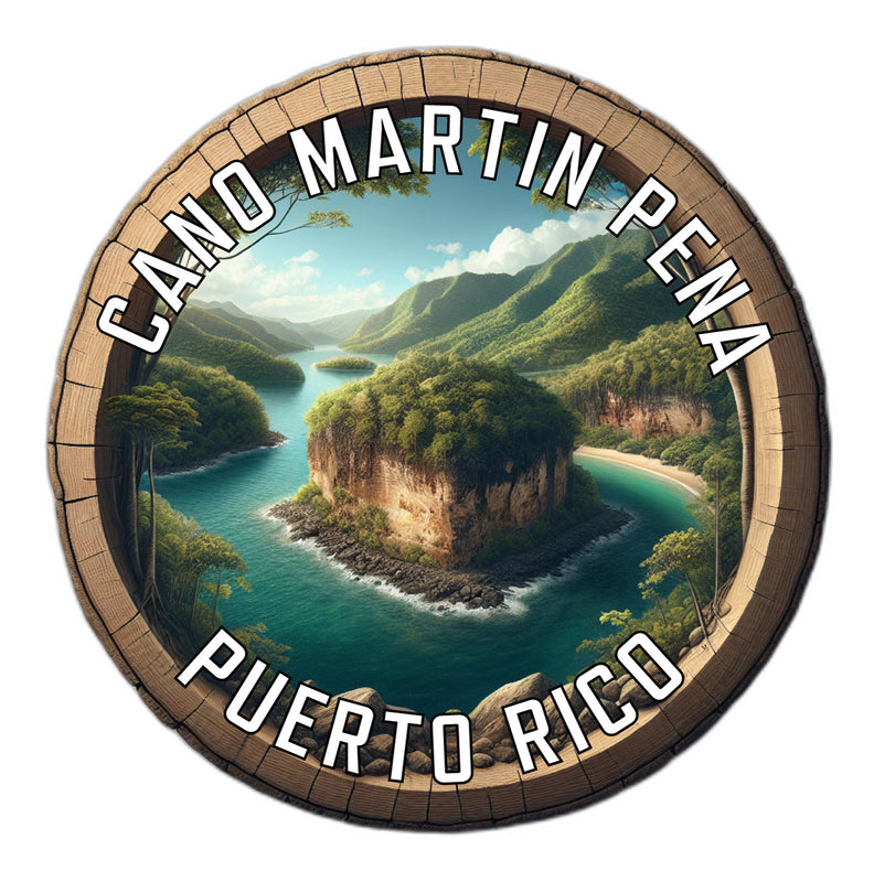 Cano Martin Pena Puerto Rico Souvenir Vinyl Decal Sticker 6-Inch