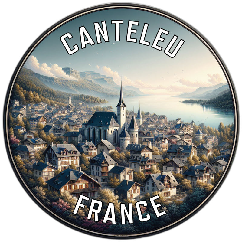 Canteleu France Souvenir Vinyl Decal Sticker 6-Inch