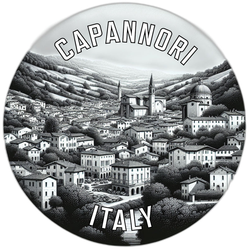 Capannori Italy Souvenir Die Cut Flat Magnet 2-Inch