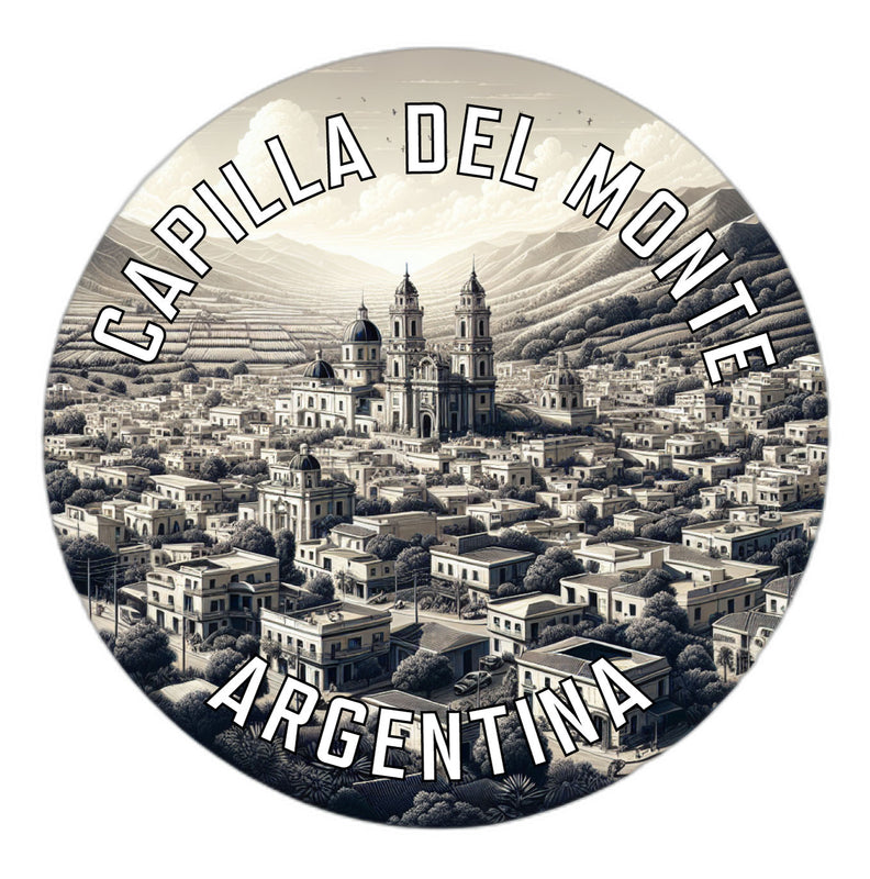 Capilla del Monte Argentina Souvenir Die Cut Flat Magnet 6-Inch