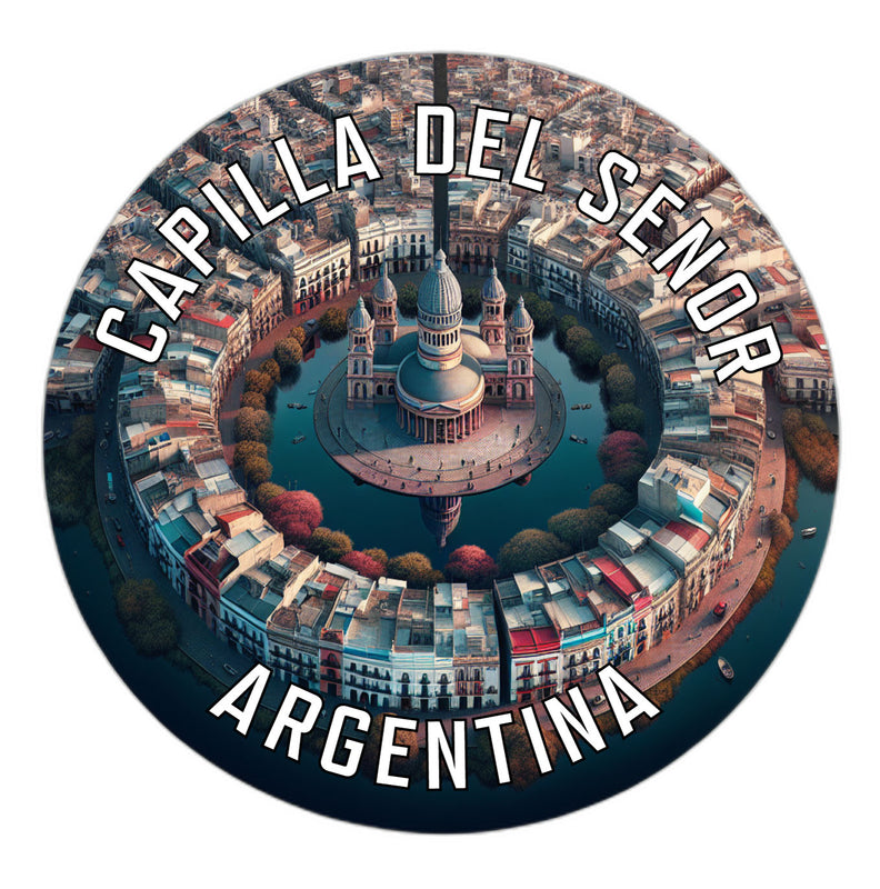 Capilla del Senor Argentina Souvenir Die Cut Flat Magnet 2-Inch