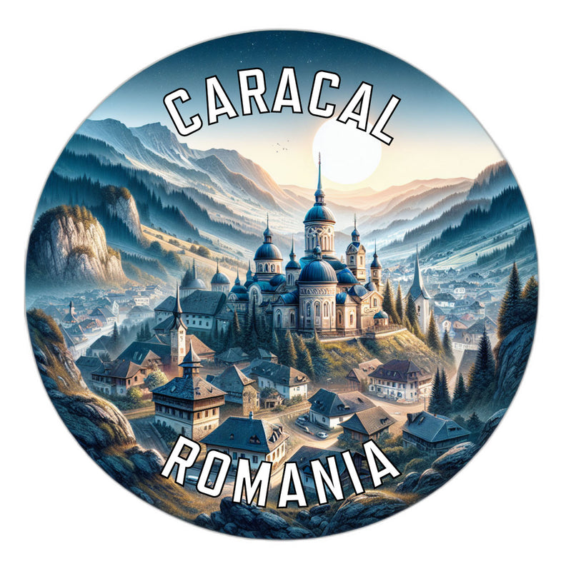 Caracal Romania Souvenir Vinyl Decal Sticker 2-Inch