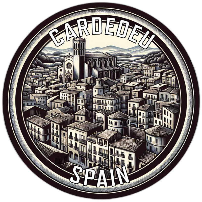 Cardedeu Spain Souvenir Die Cut Flat Magnet 6-Inch