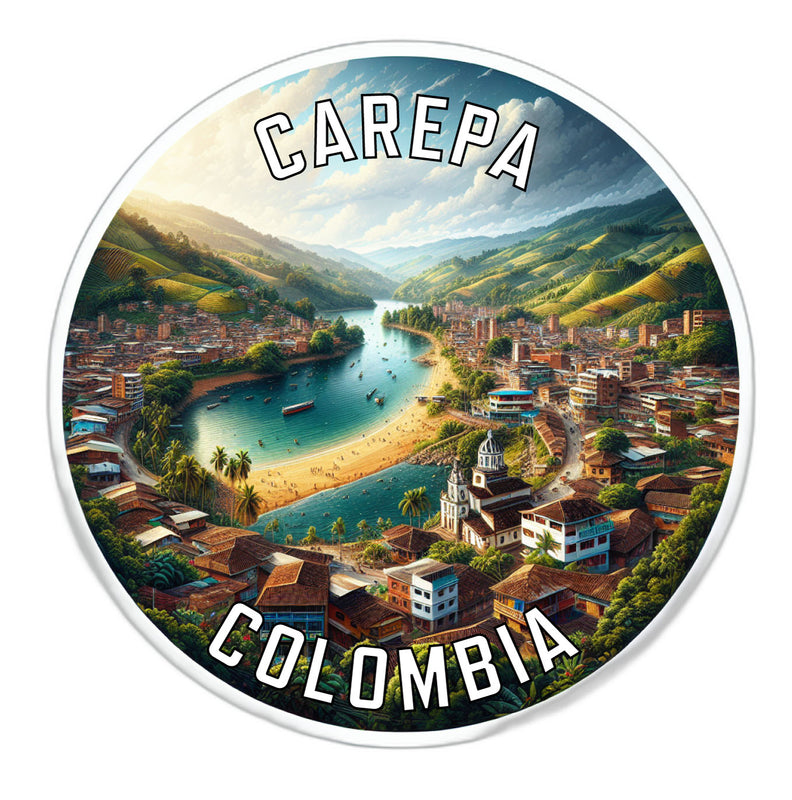 Carepa Colombia Souvenir Die Cut Flat Magnet 6-Inch