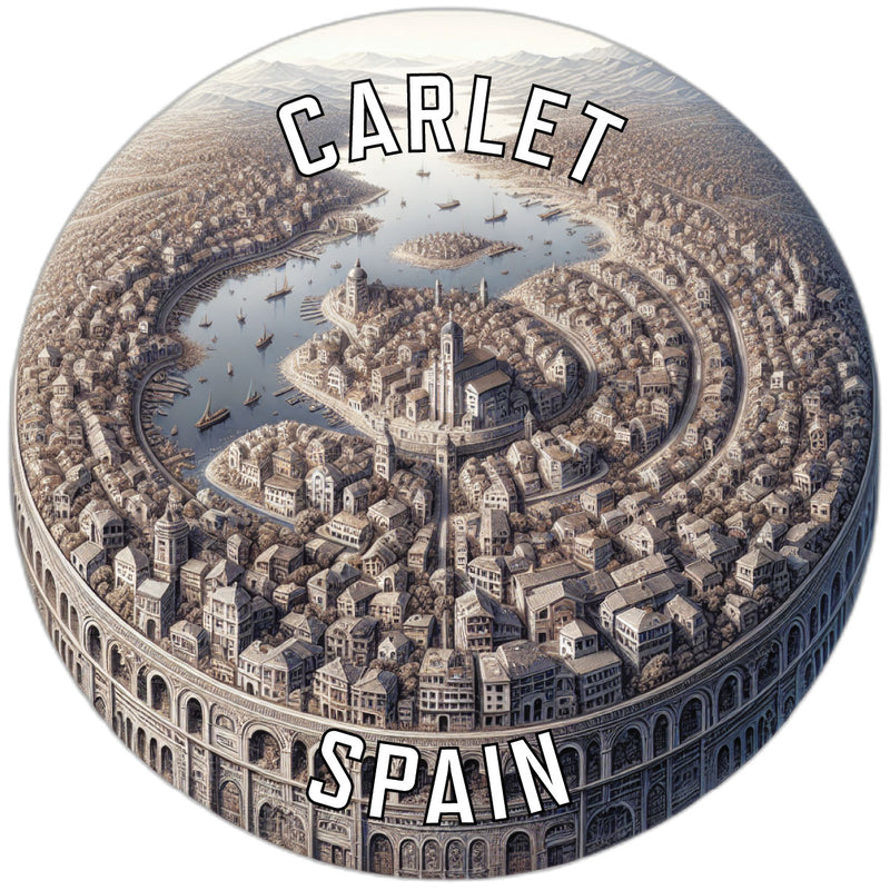 Carlet Spain Souvenir Vinyl Decal Sticker 6-Inch