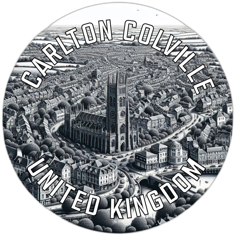 Carlton Colville United Kingdom Souvenir Die Cut Flat Magnet 2-Inch
