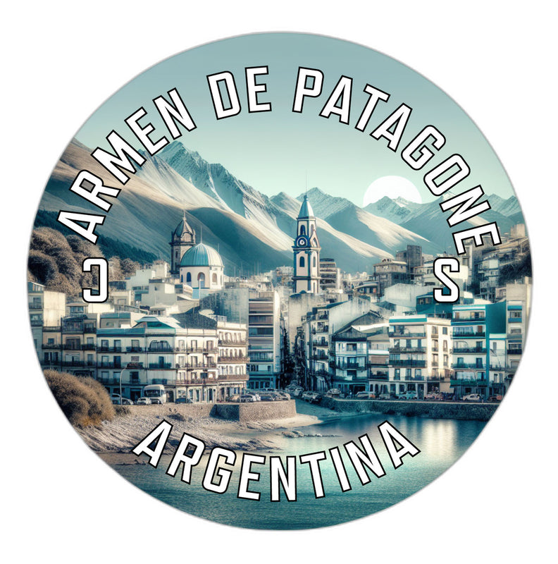 Carmen de Patagones Argentina Souvenir Die Cut Flat Magnet 6-Inch