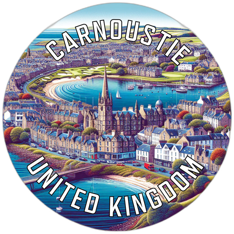 Carnoustie United Kingdom Souvenir Vinyl Decal Sticker 6-Inch
