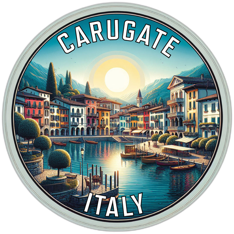 Carugate Italy Souvenir Die Cut Flat Magnet 6-Inch