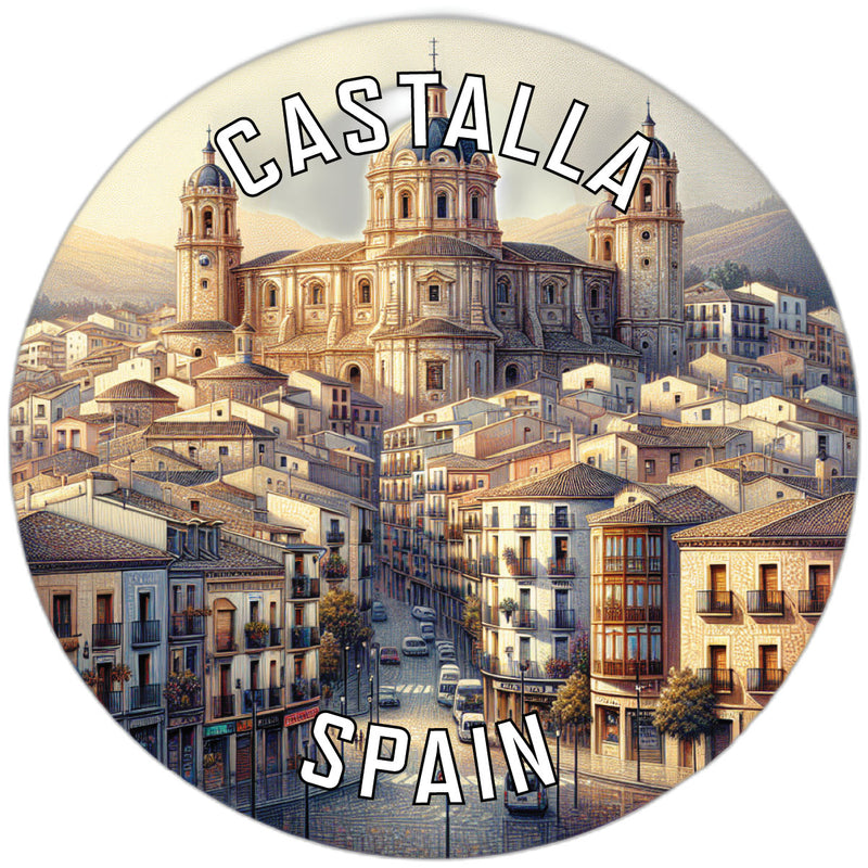 Castalla Spain Souvenir Vinyl Decal Sticker 2-Inch