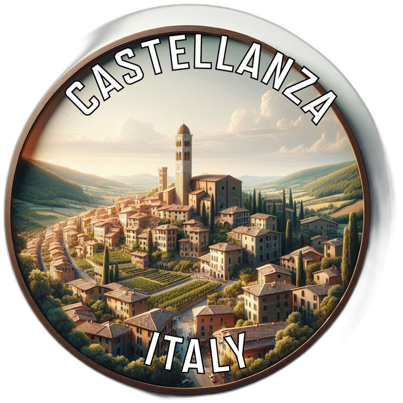 Castellanza Italy Souvenir Die Cut Flat Magnet 2-Inch