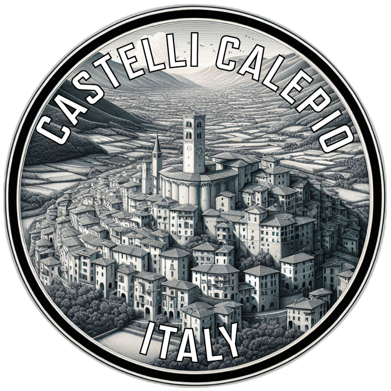 Castelli Calepio Italy Souvenir Die Cut Flat Magnet 2-Inch
