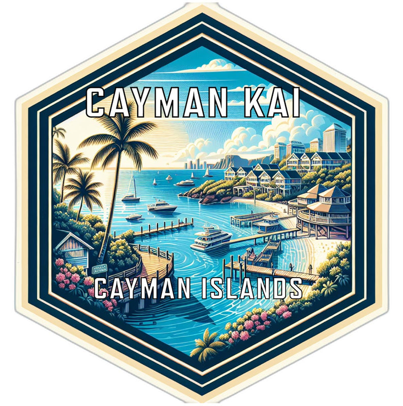 Cayman Kai Cayman Islands Travel Destination Souvenir Vinyl Decal Sticker 6-Inch