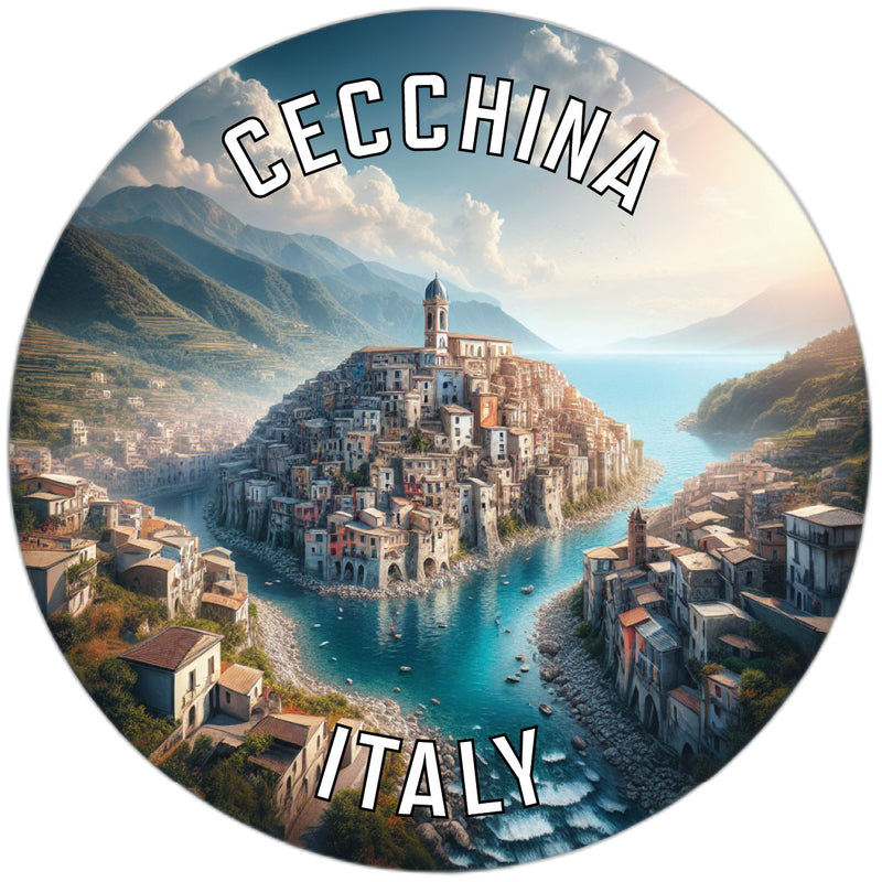 Cecchina Italy Souvenir Die Cut Flat Magnet 2-Inch