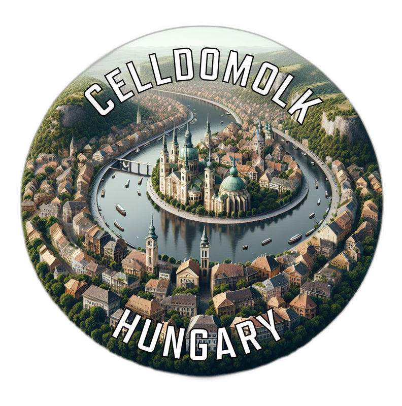 Celldomolk Hungary Souvenir Vinyl Decal Sticker 6-Inch