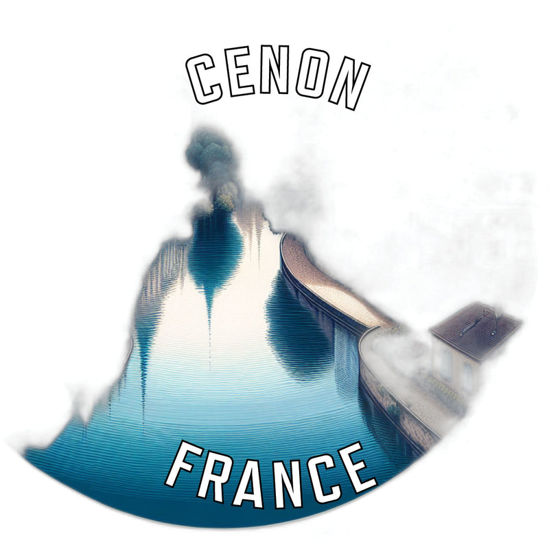 Cenon France Souvenir Vinyl Decal Sticker 6-Inch