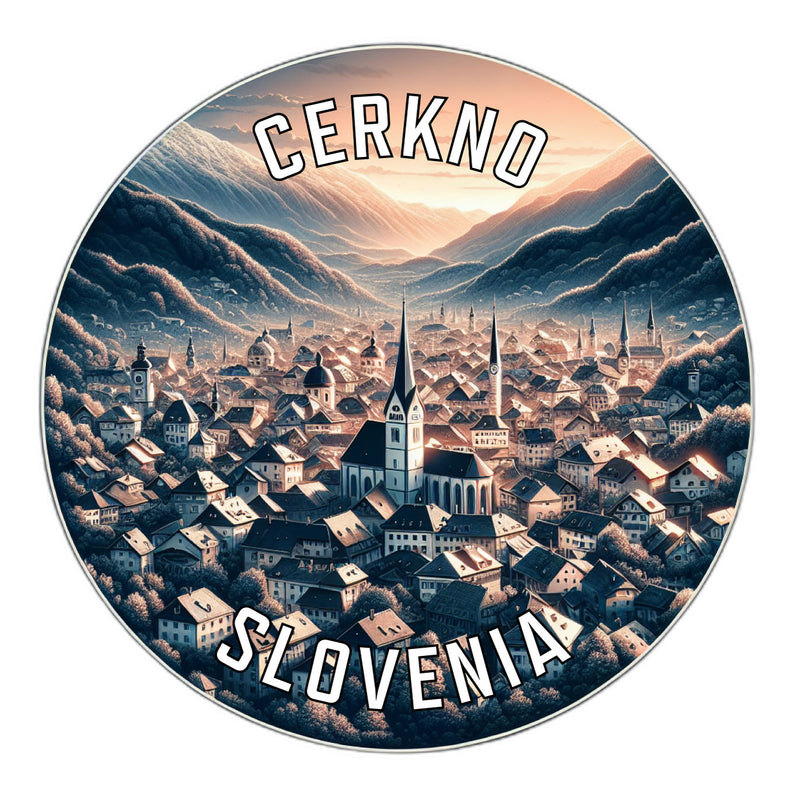 Cerkno Slovenia Souvenir Vinyl Decal Sticker 2-Inch