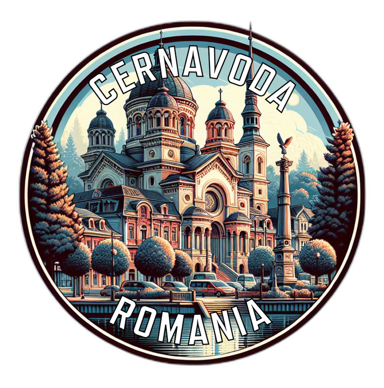 Cernavoda Romania Souvenir Die Cut Flat Magnet 2-Inch