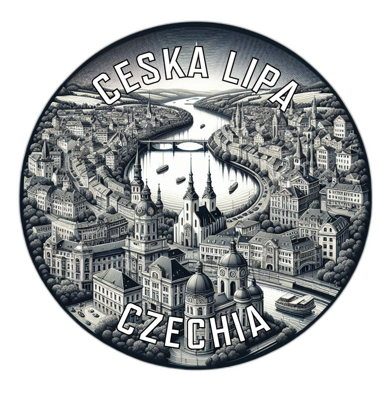 Ceska Lipa Czechia Souvenir Die Cut Flat Magnet 2-Inch