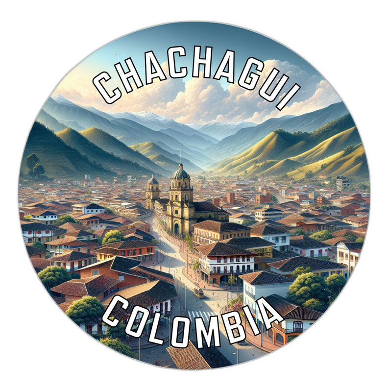 Chachagui Colombia Souvenir Die Cut Flat Magnet 6-Inch