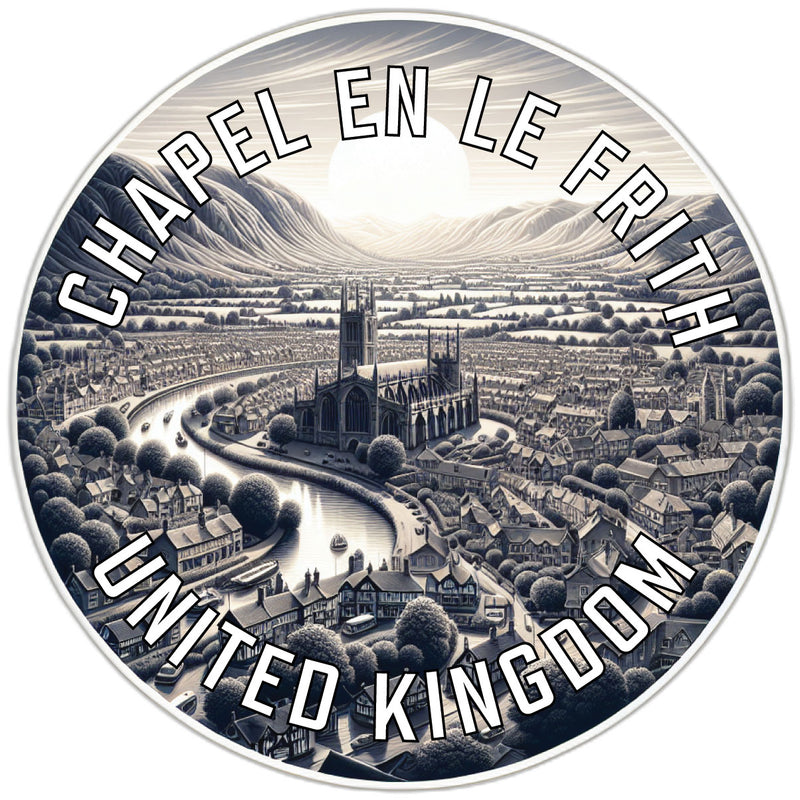 Chapel en le Frith United Kingdom Souvenir Die Cut Flat Magnet 2-Inch
