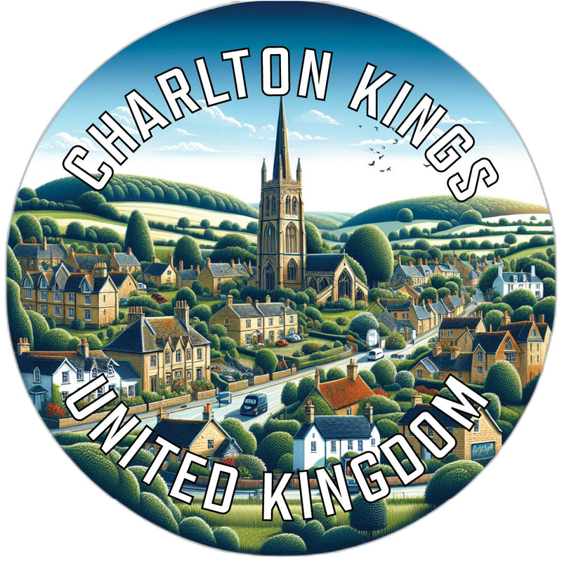 Charlton Kings United Kingdom Souvenir Die Cut Flat Magnet 2-Inch