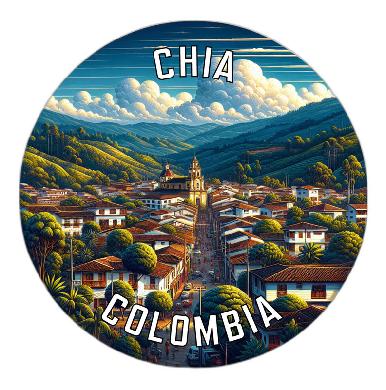Chia Colombia Souvenir Vinyl Decal Sticker 2-Inch