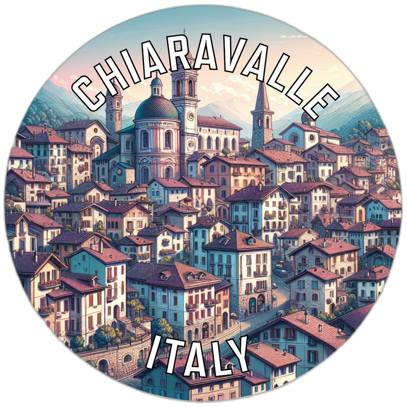 Chiaravalle Italy Souvenir Die Cut Flat Magnet 6-Inch