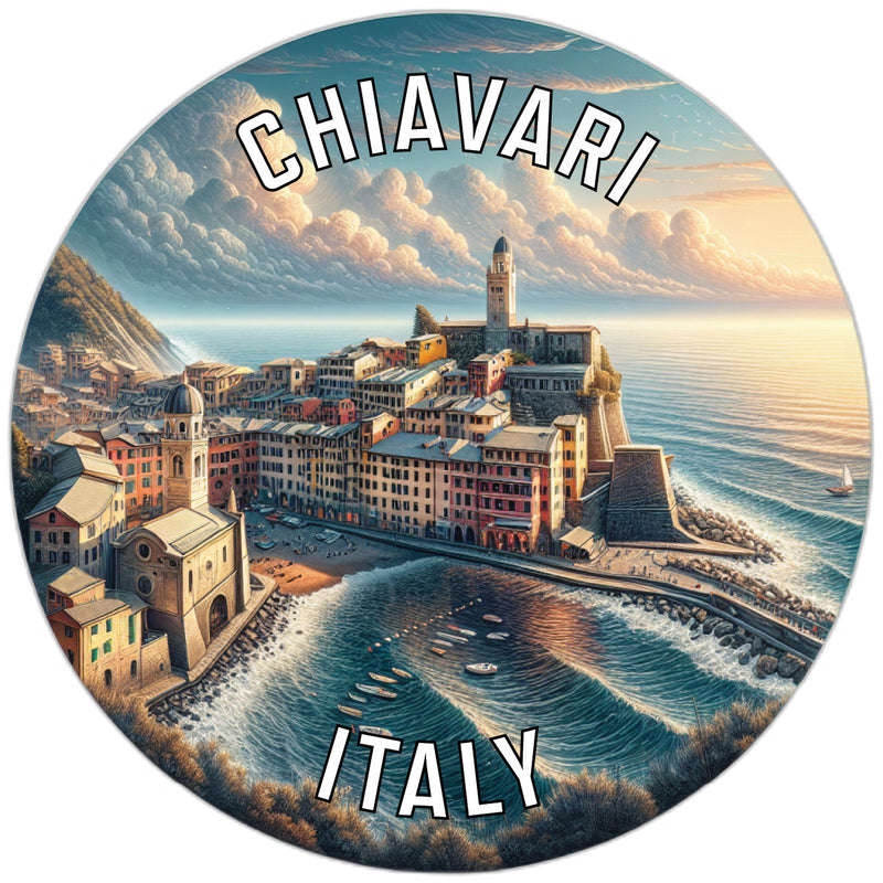 Chiavari Italy Souvenir Die Cut Flat Magnet 2-Inch