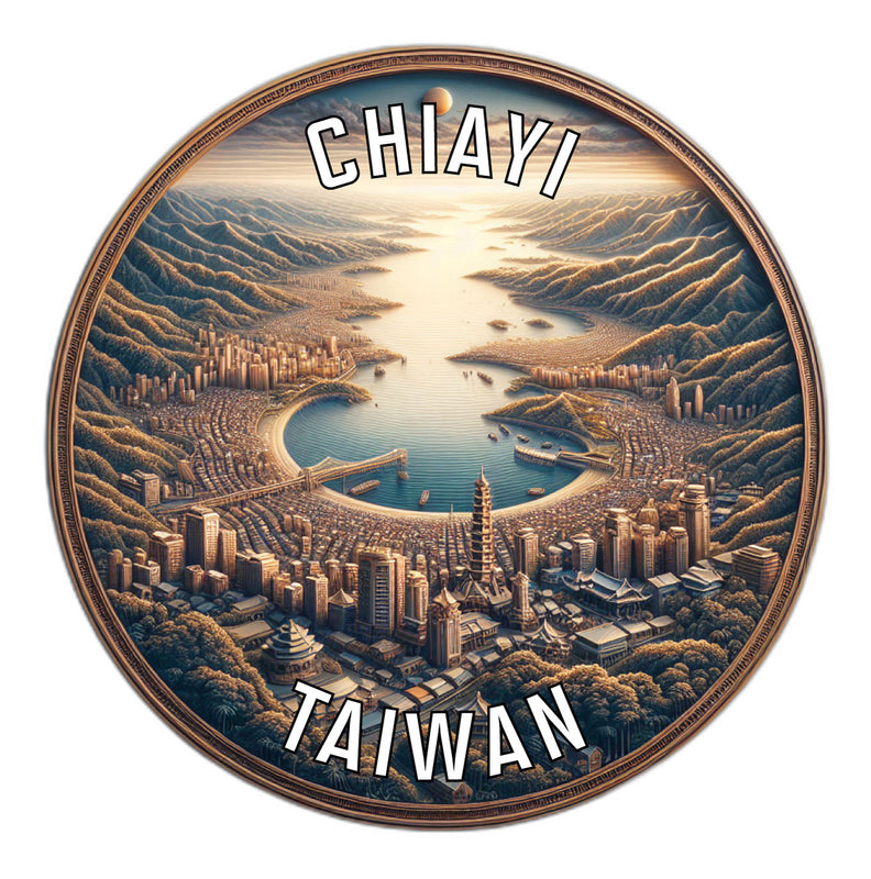 Chiayi Taiwan Souvenir Vinyl Decal Sticker 2-Inch