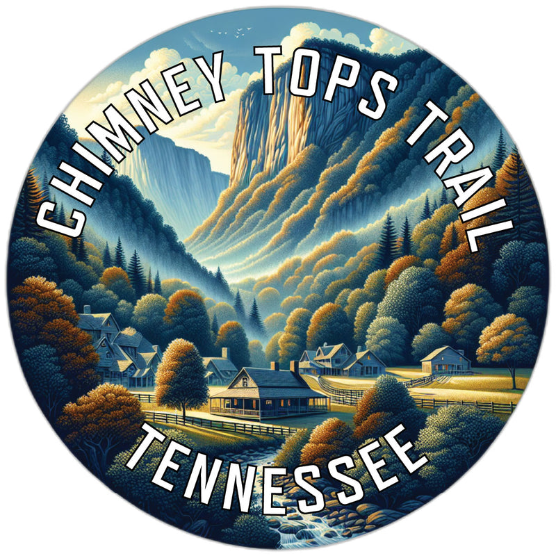 Chimney Tops Trail Souvenir Vinyl Decal Sticker 6-Inch