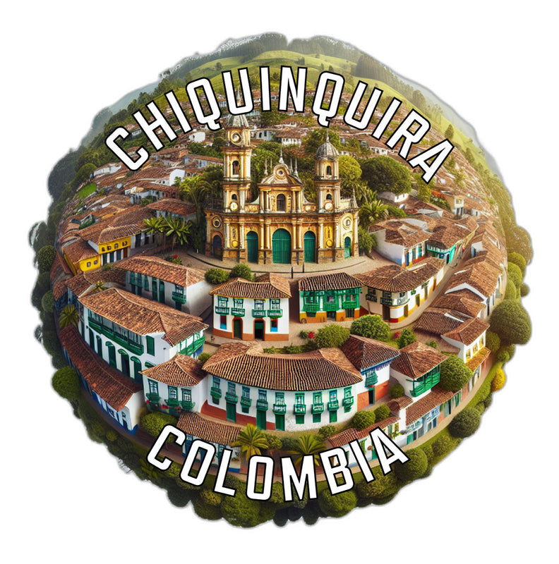 Chiquinquira Colombia Souvenir Die Cut Flat Magnet 2-Inch