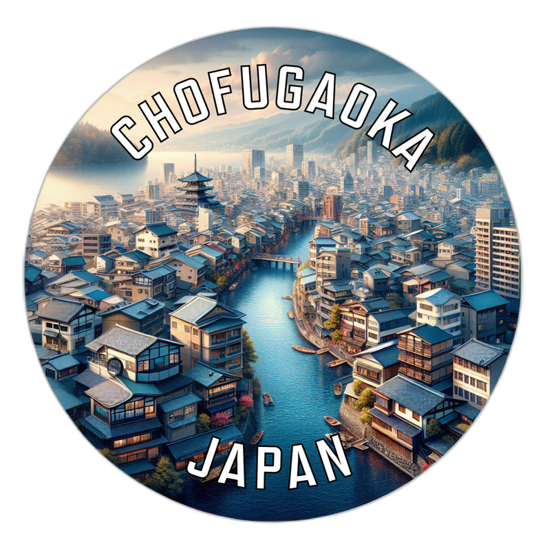 Chofugaoka Japan Souvenir Vinyl Decal Sticker 2-Inch