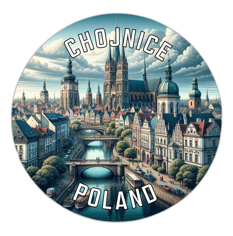 Chojnice Poland Souvenir Vinyl Decal Sticker 2-Inch