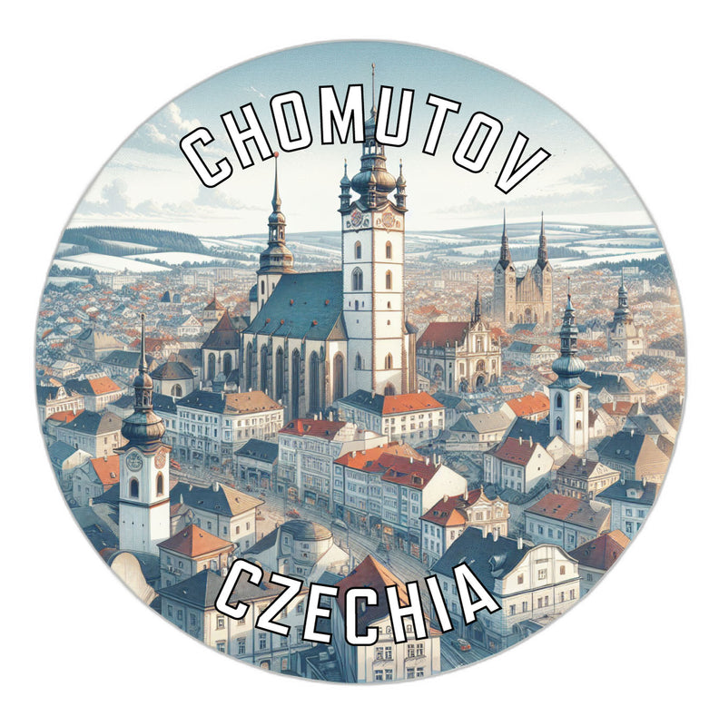 Chomutov Czechia Souvenir Vinyl Decal Sticker 2-Inch