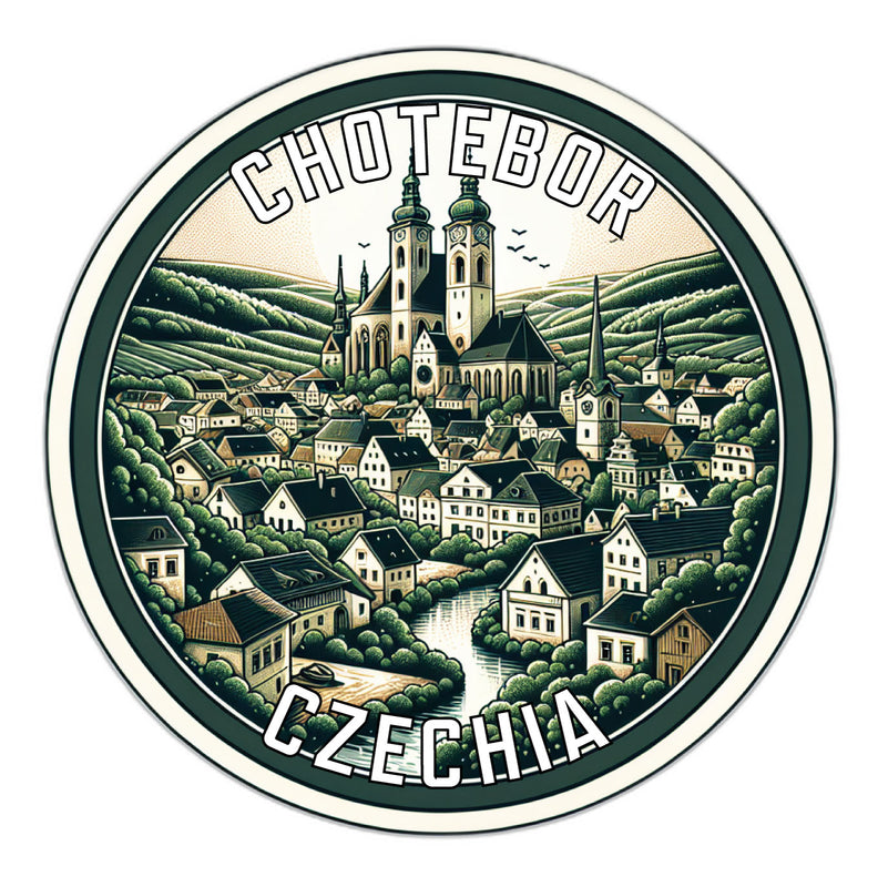 Chotebor Czechia Souvenir Vinyl Decal Sticker 2-Inch