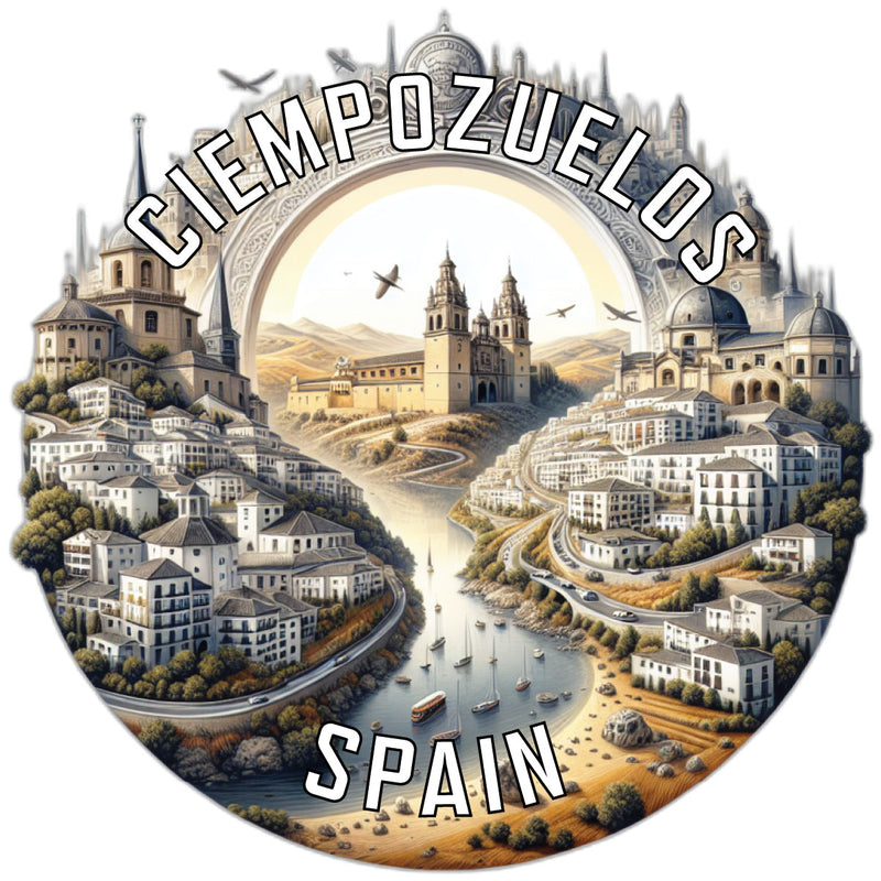Ciempozuelos Spain Souvenir Vinyl Decal Sticker 2-Inch