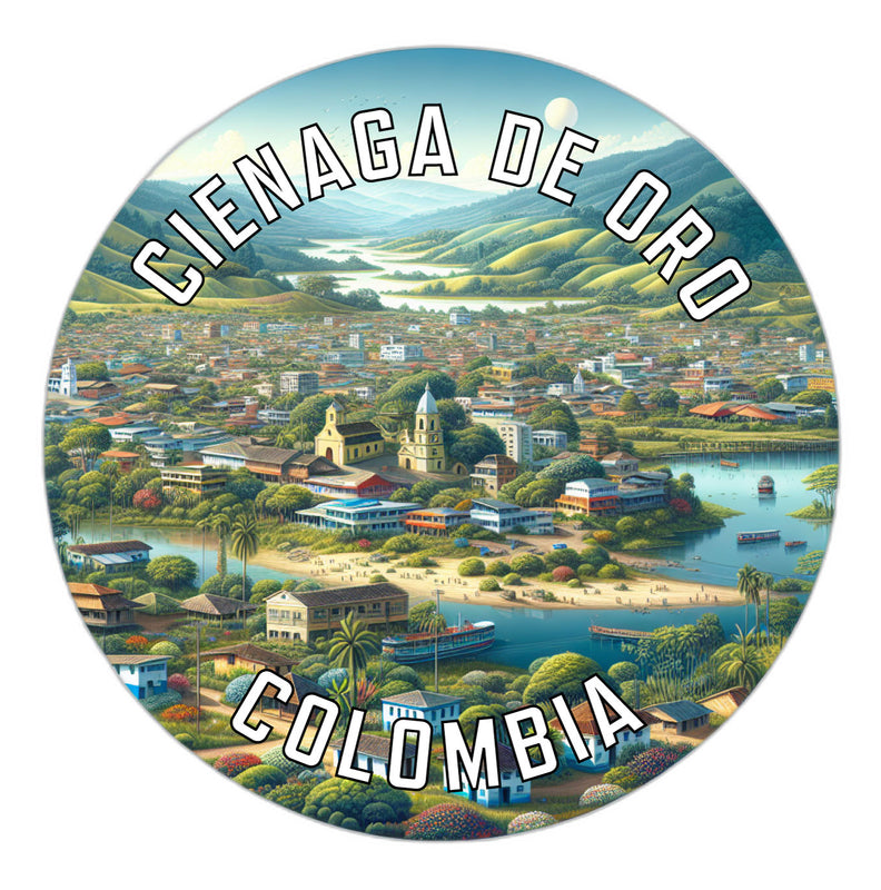 Cienaga de Oro Colombia Souvenir Vinyl Decal Sticker 6-Inch