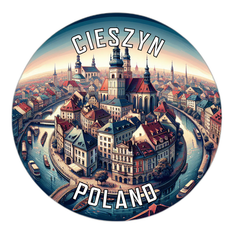 Cieszyn Poland Souvenir Vinyl Decal Sticker 6-Inch