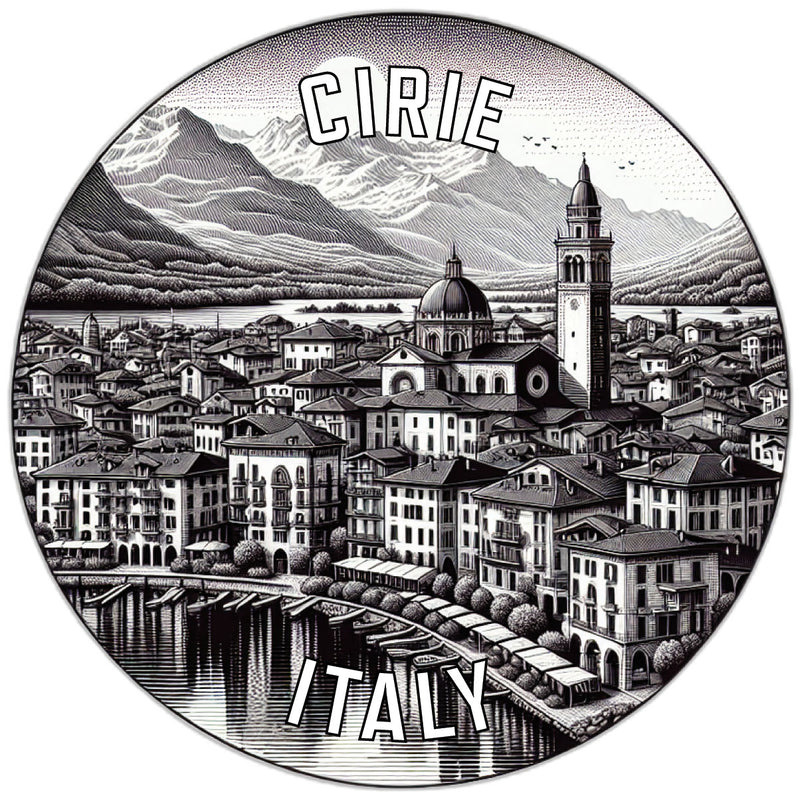 Cirie Italy Souvenir Die Cut Flat Magnet 6-Inch