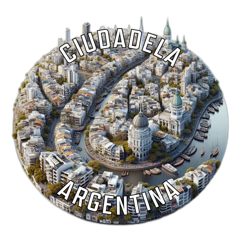 Ciudadela Argentina Souvenir Die Cut Flat Magnet 6-Inch