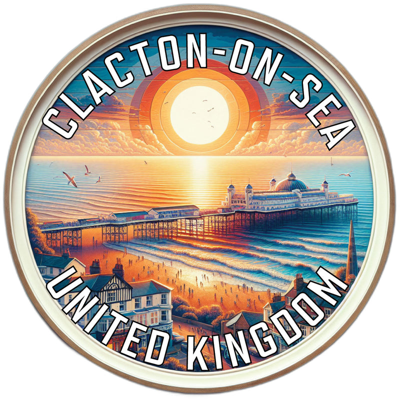 Clacton on Sea United Kingdom Souvenir Vinyl Decal Sticker 6-Inch