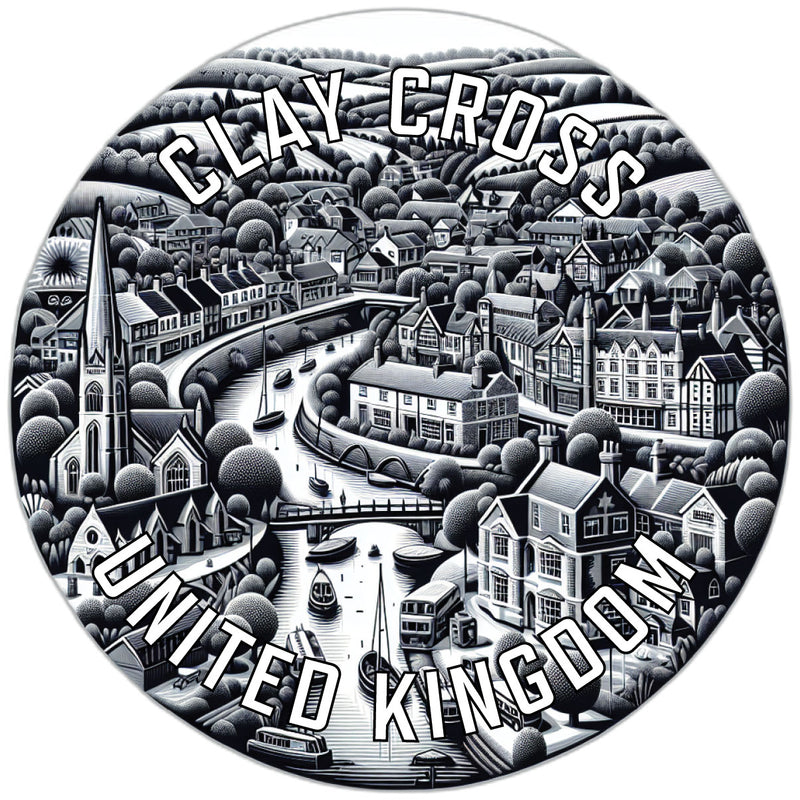 Clay Cross United Kingdom Souvenir Vinyl Decal Sticker 2-Inch