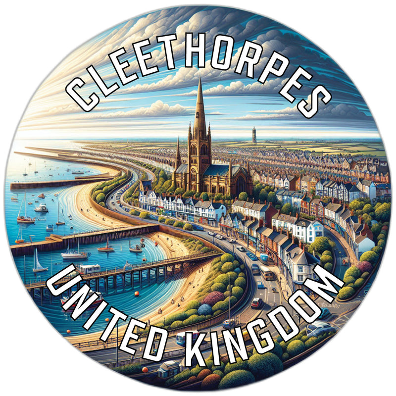 Cleethorpes United Kingdom Souvenir Vinyl Decal Sticker 6-Inch
