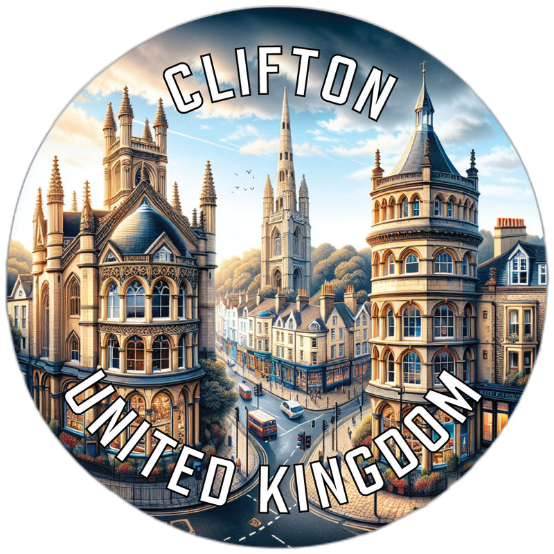 Clifton United Kingdom Souvenir Vinyl Decal Sticker 6-Inch
