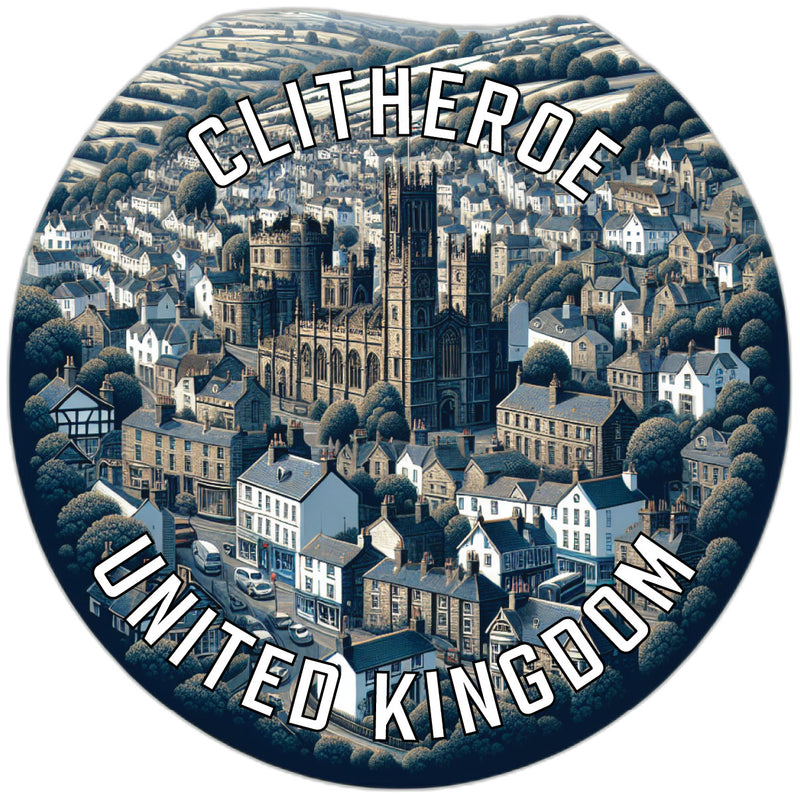 Clitheroe United Kingdom Souvenir Vinyl Decal Sticker 2-Inch