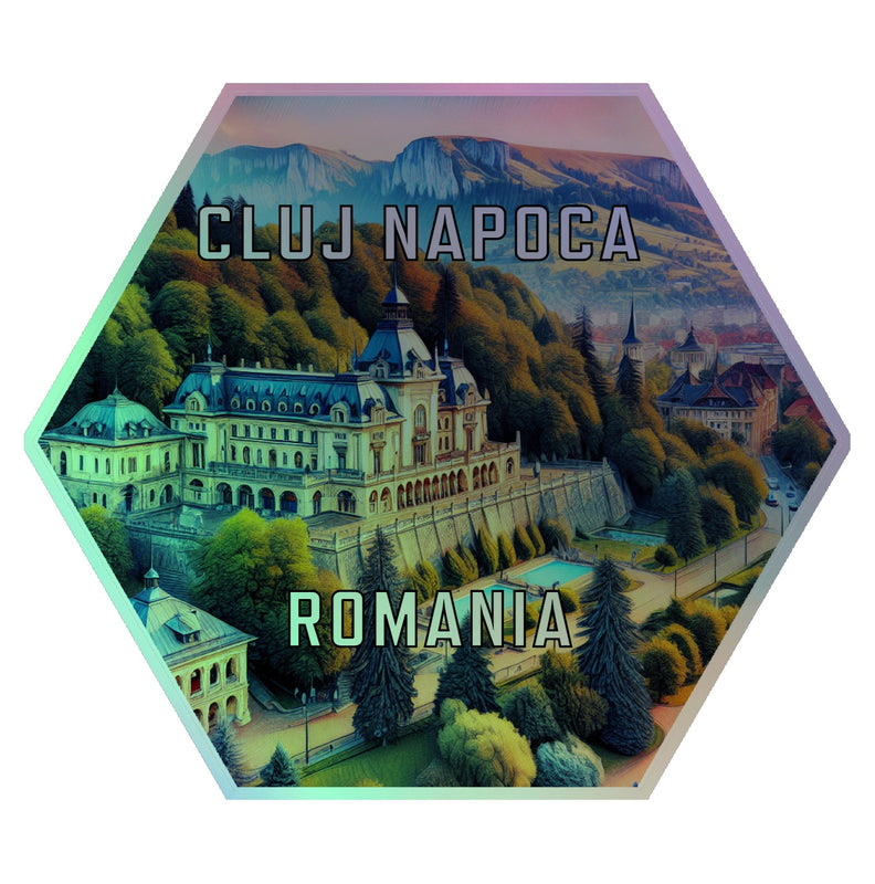 Cluj Napoca Romania Souvenir Die Cut Flat Magnet 2-Inch