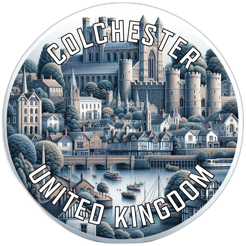 Colchester United Kingdom Souvenir Vinyl Decal Sticker 2-Inch