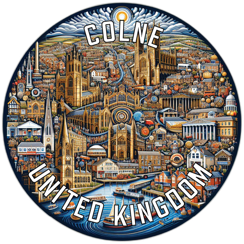 Colne United Kingdom Souvenir Vinyl Decal Sticker 6-Inch