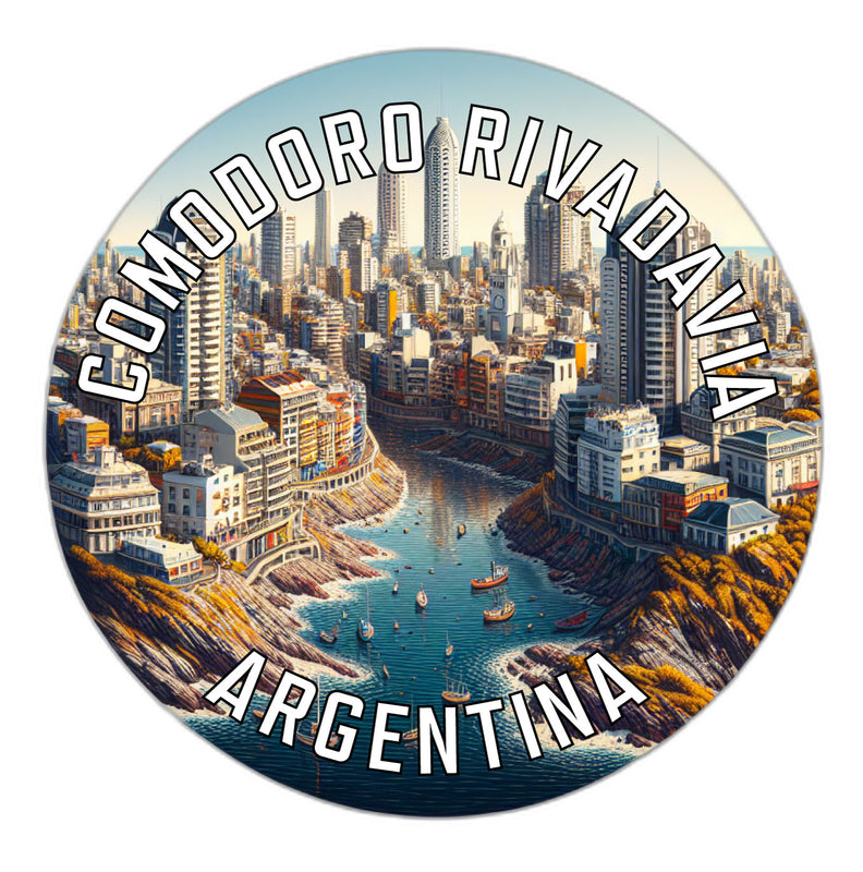 Comodoro Rivadavia Argentina Souvenir Die Cut Flat Magnet 2-Inch